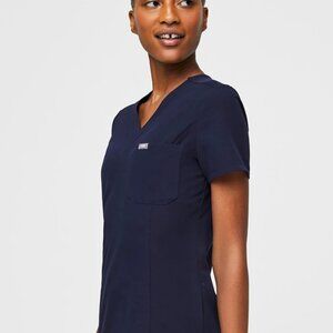 FIGS Slim Catarina One-Pocket Scrub - size S / Navy